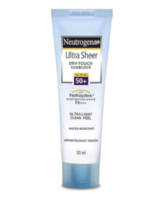 Neutrogena Ultra Sheer Sunscreen, SPF 50+